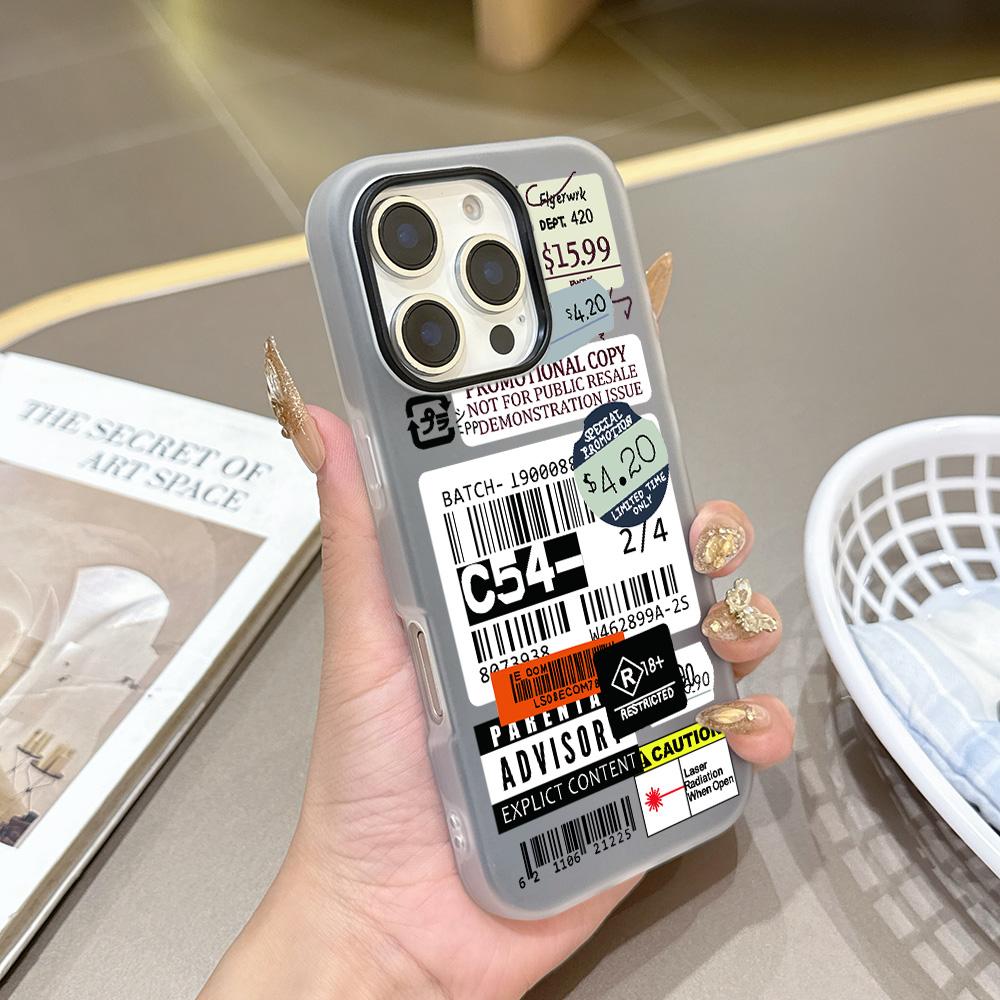 

Luxury Fashion Stamp Label Barcode Silicone Matte Candy Color 2 in 1 Phone Case for Google Pixel 10 9 8A 8 7A 7 Pro XL Cover Pixel 8