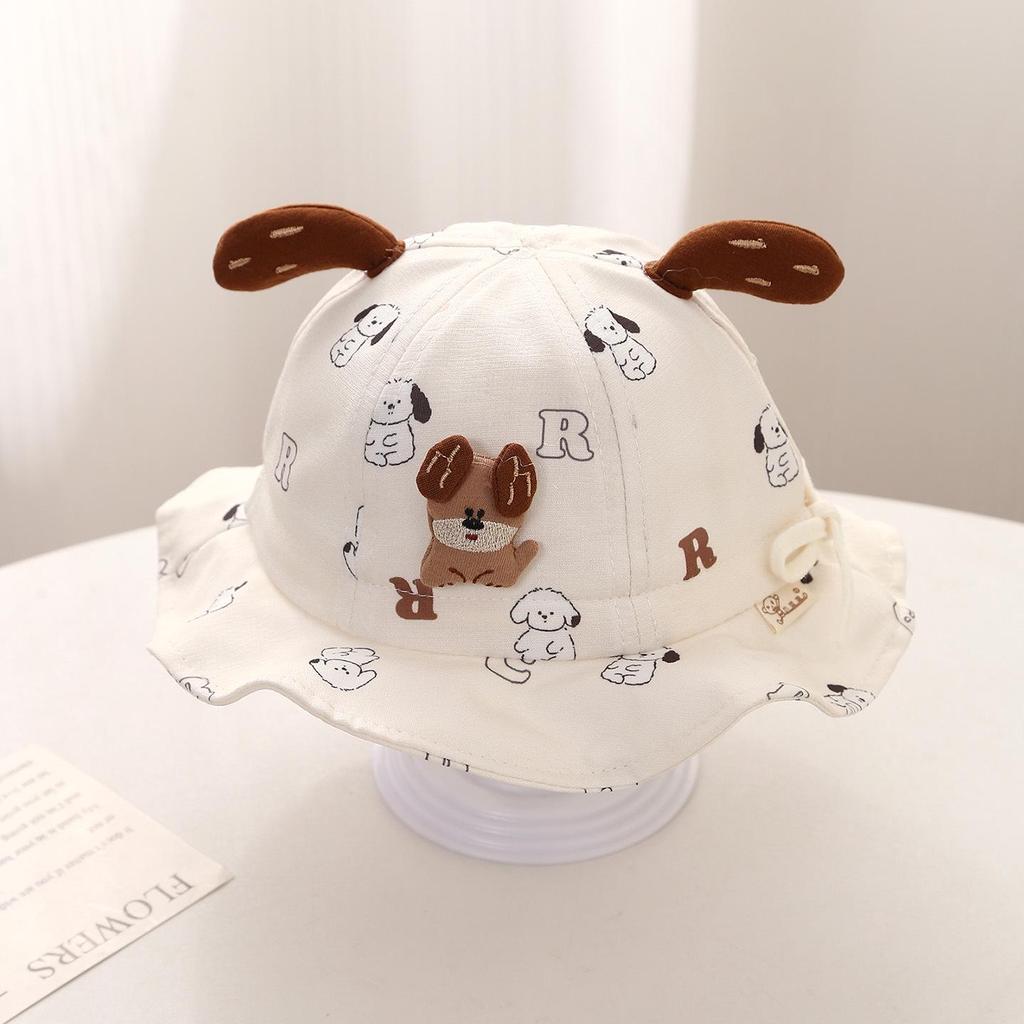 Infant & Toddler Cartoon Sun Hat - Adjustable Thin Style for Spring, Summer & Autumn