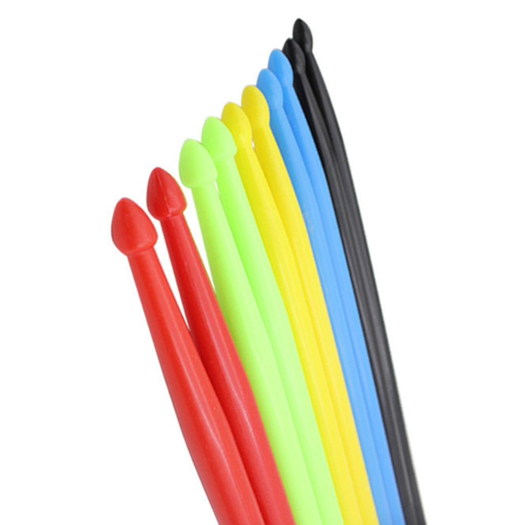 1 Pair Drum Sticks with Non-Slip Handle 5B Nylon Drumsticks for Kids Beginner Musical Instrument Percussion Accessory