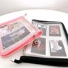 Sparkly Ins Style A5 6 Rings Binder Zipper Pvc Organizer For 3/5Inch Po Cards Binder Pocards Jewelry And Polaroids Collects