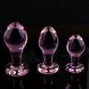 Pink Crystal Glass Anal Plug for Women Butt Plugs Penis Nightlife Anus Dildo Adult Masturbation Adult Gay Sex Toys Lover Gifts
