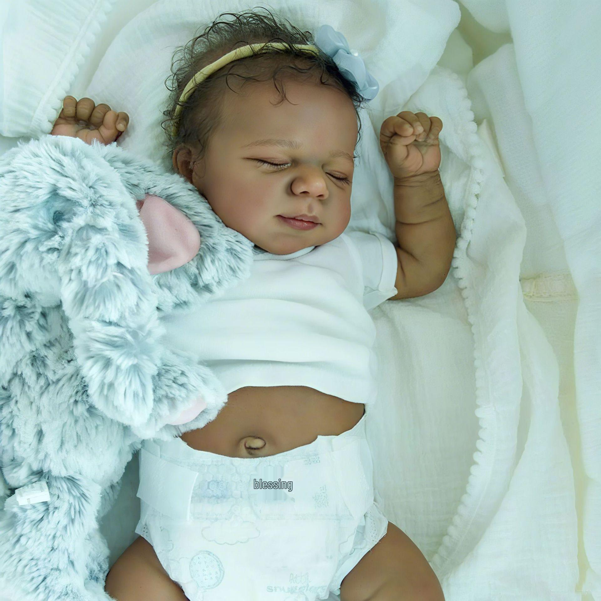 Pascale 19 Short-Sleeve Reborn Baby Doll Newborn Simulation Full silicone version
