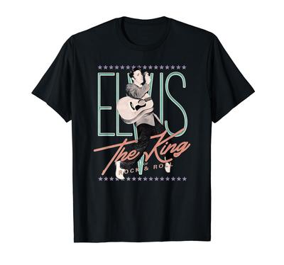 Official Elvis Presley Vintage Design T-Shirt