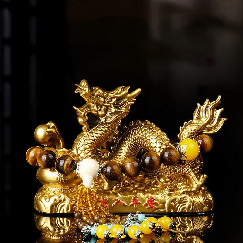 Home Decoration Accessories Zodiac Dragon Desktop Ornament Automotive Interior Accessories Mascot Car Interior Decorations
