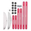 Stair Tread with Scale Adjustable 8in to 16in Alloy Stair Tread Measuring Tool