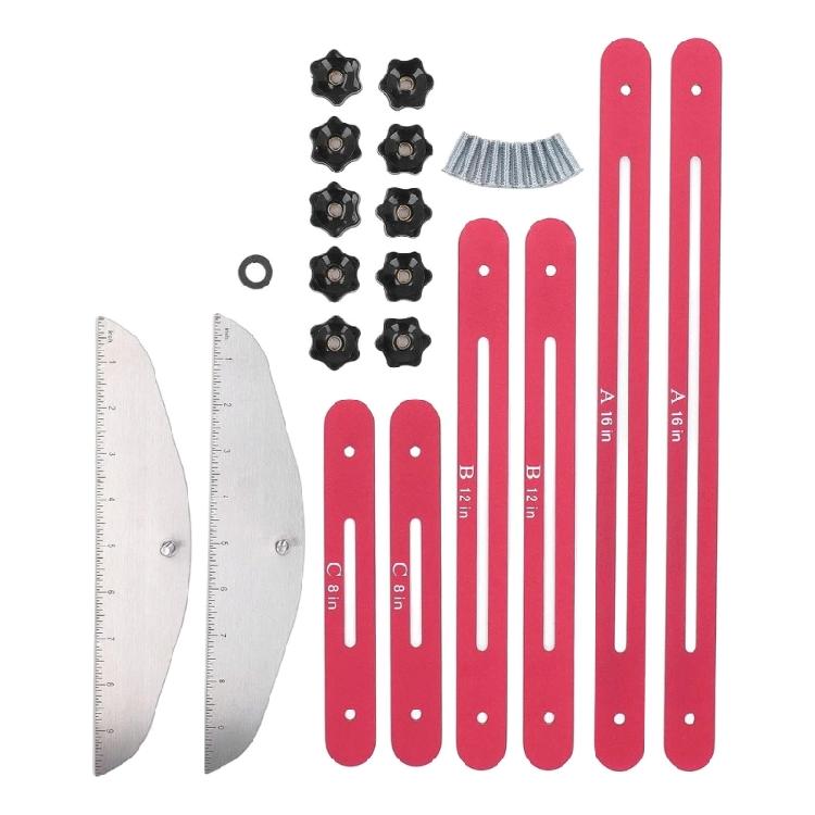 Stair Tread with Scale Adjustable 8in to 16in Alloy Stair Tread Measuring Tool