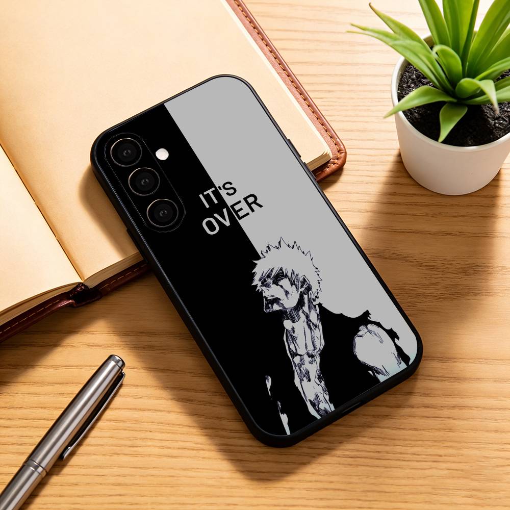 

B-BLEACH Ичиго К-Куросаки-И Чехол для телефона Samsung Galaxy A73,A72,A71,A70,A53,A52,A51, Мягкий силиконовый черный чехол Samsung a21