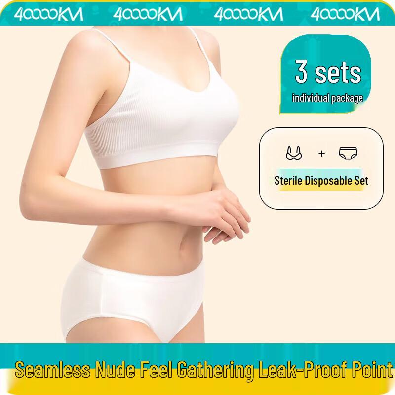 Women s Disposable Travel Underwear & Bra Set