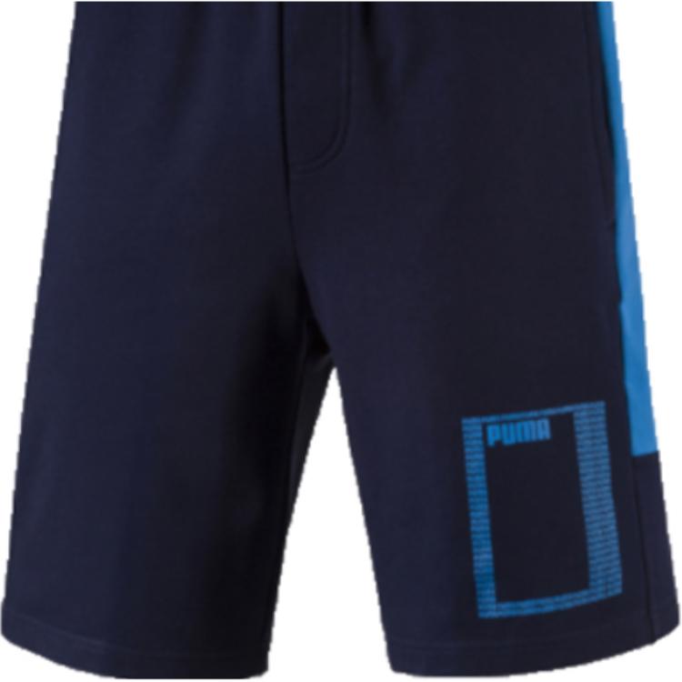 Puma Colorblock Sports Shorts Men Bottoms Blue 852244-06
