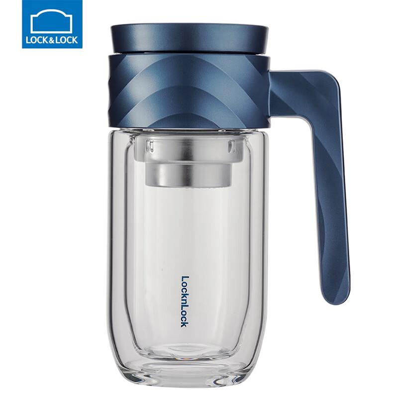 LocknLock LLG925 Double-Wall Glass Tea Tumbler