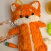 Plush Pen Bag Fox Doll Stationery Organizer High Quality Stationery Bag  Back To School Gift