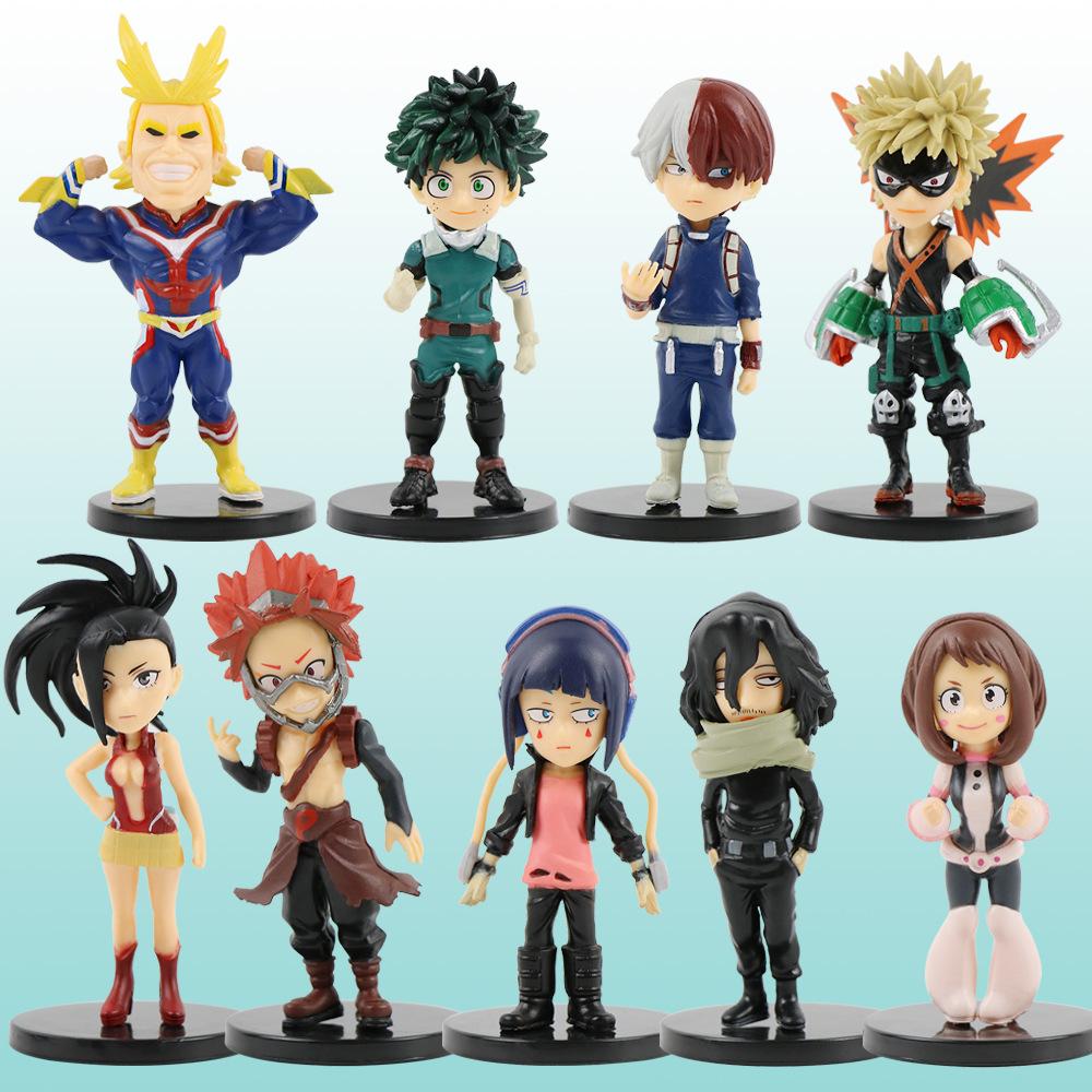 My Hero Academia Midoriya Izuku Todoroki Shoto Kirishima Eijiro Himiko Toga Collectile Model Figures Doll Toys Other
