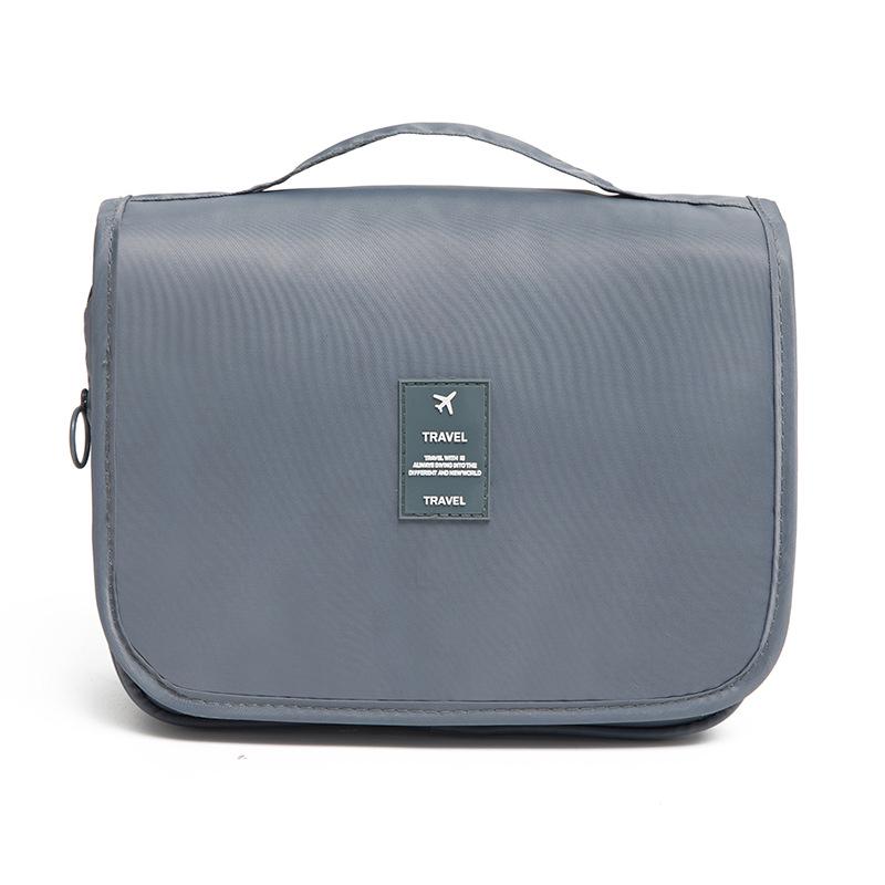 Large Capacity Portable Toiletry Bag with Travel Hook and Stylish Design