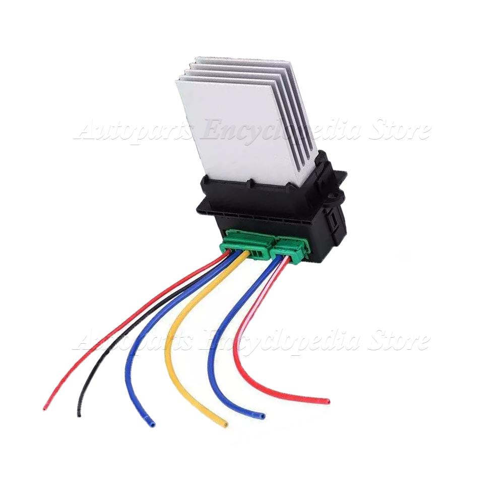 7701207718 For Nissan Tiida Livina Citroen Peugeot Renault 27150ED70A Blower Motor Heater Fan Resistor and Connector/Wire 6441L2