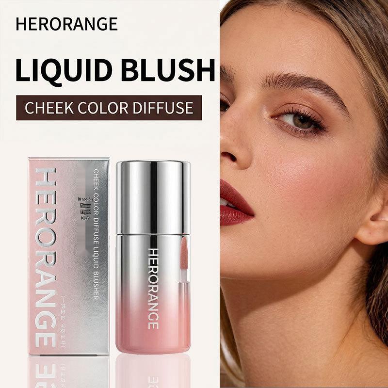 Korean Style Long-Lasting Liquid Blush: Natural, Dewy, Multi-Use Cheek Color