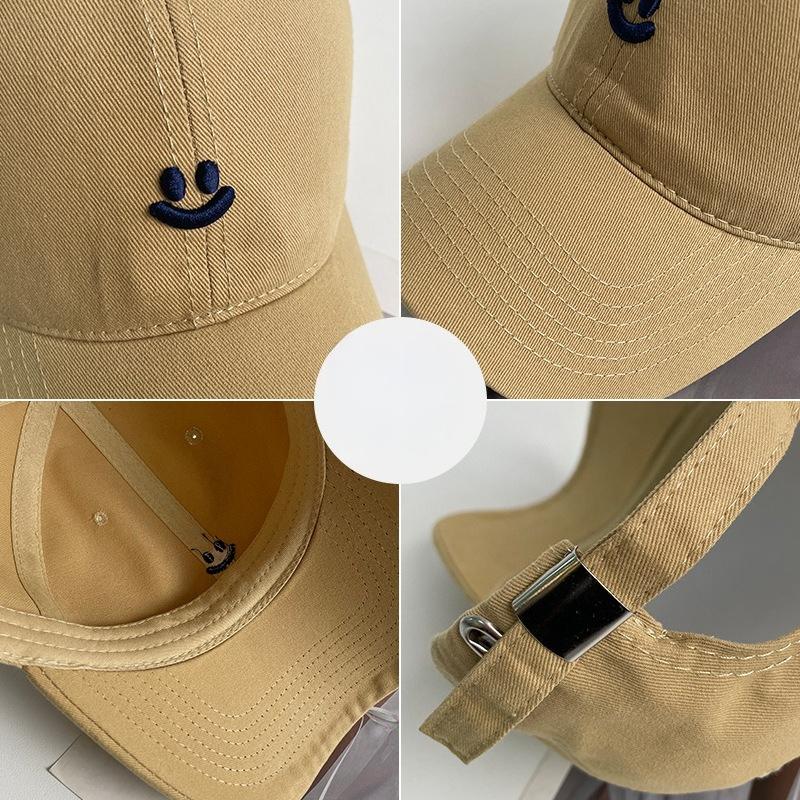 Spring and Summer Wide-brimmed Sunshade Embroidered Versatile Baseball Cap Women's