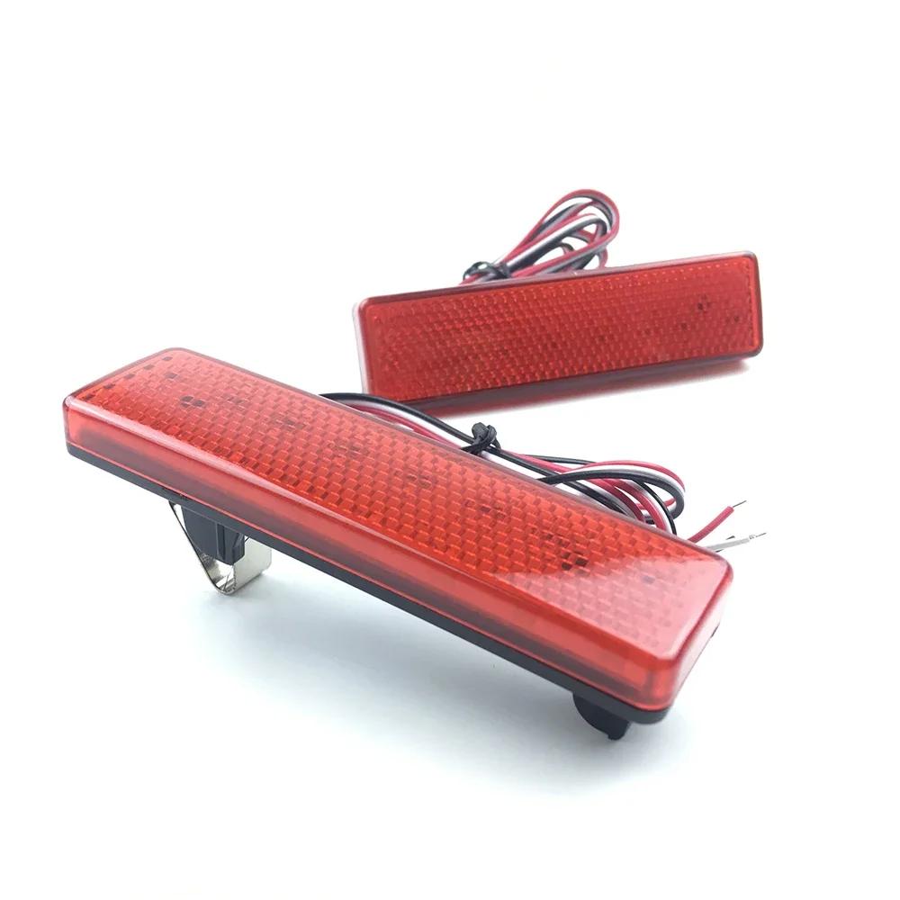 For Renault Trafic Master For Nissan Primastar For Opel Vauxhall Vivaro Movano A Car Red Lens Led Rear Bumper Reflector Light