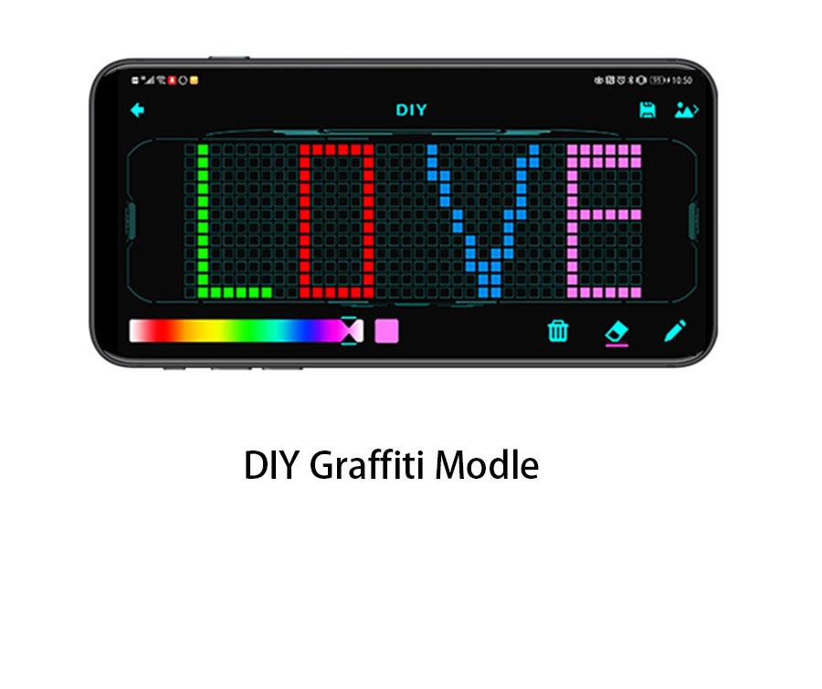 Electronic DIY Magic Bluetooth LED Glasses Shining USB Charge Eyewears