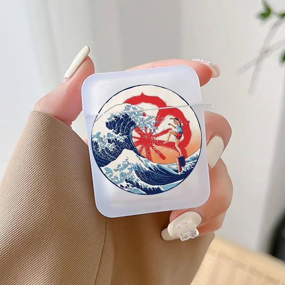 Japan Die Große Welle vor Kanagawa Kopfhörerhülle für Airpods 4. 3. Pro 3 2 Hüllen für Airpod 2 3 1 Schutz Zubehör Schale