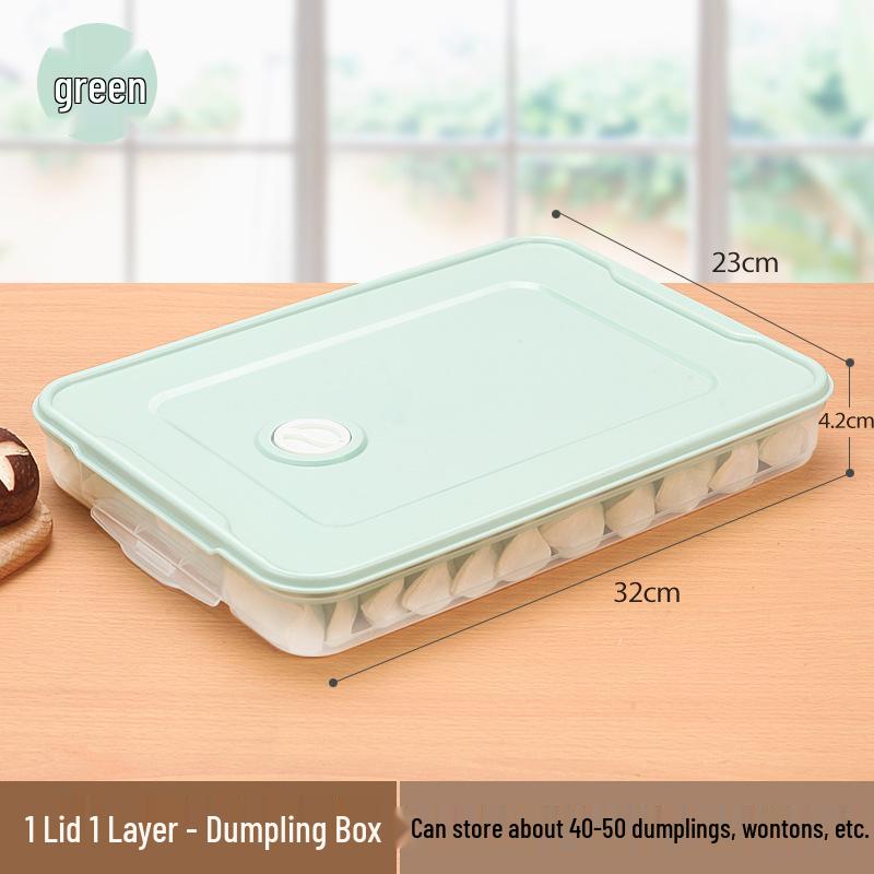 Dumpling Freezer Box - Food-Grade Storage for Fresh-Keeping and Quick-Freeze