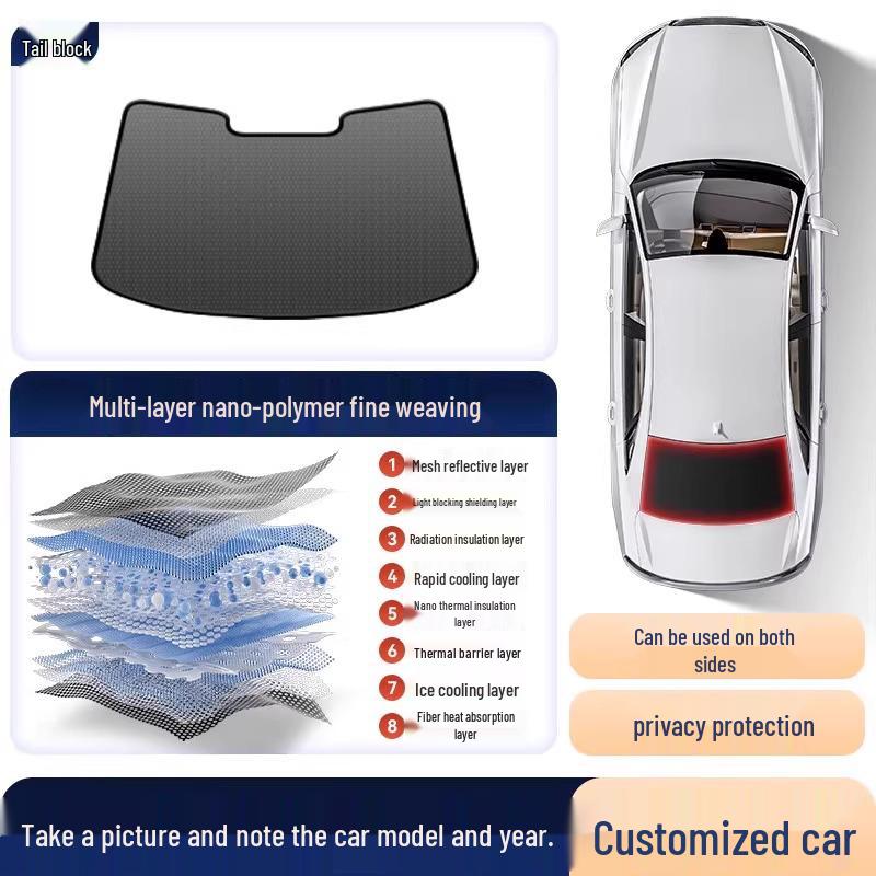 Changan CS75 Magnetic Sunshade Mesh Curtain