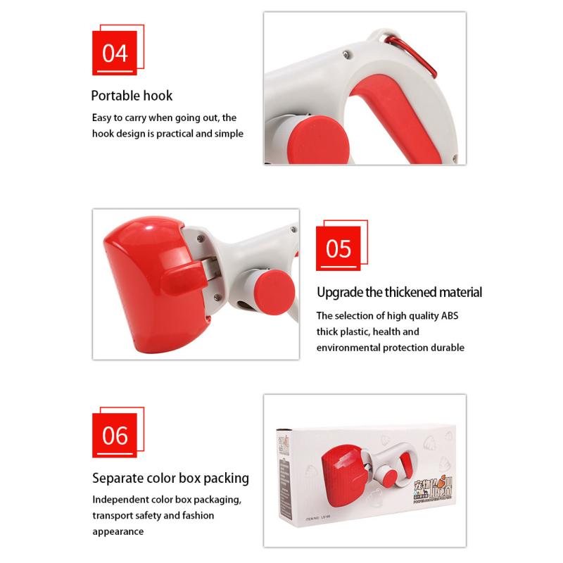 Kotschaufel für Haustiere, für Hunde und Katzen, langer Griff, Kotschaufel für den Außenbereich, zum Aufsammeln von Abfall, Reinigungswerkzeuge, Hundekotsammler