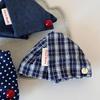 Hairpin Cloth Bowknot Decor Back Head Hair Clip with Dot Print Button Decoration Wide Tooth Strong Grip Hairpin Hair Accessories