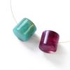 10 Stück 11,5x12mm Zylindrische Perlen Acryl Imitation Stein Lose Abstandshalterperlen für DIY Armband Halskette Schmuckherstellung Zubehör