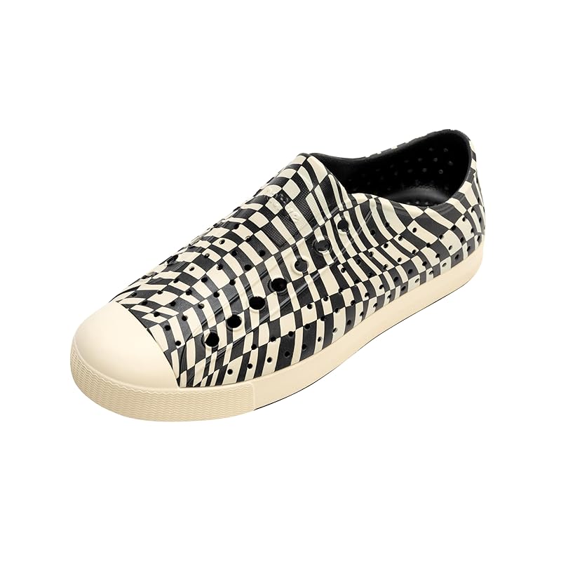 

[native Shoes] water shoes Jefferson Print Jiffy Black/Bone White/Bone Mini Checkers 26.0 cm D