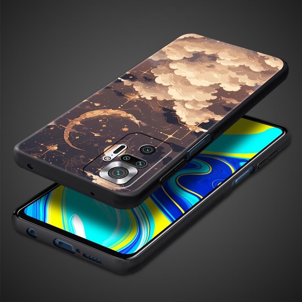 Fashion Starry Sky Stars Phone Case Cover for Redmi 14C 10C Note 15 14 13 12 10 11 K40 Pro Plus 5G Shockproof Soft TPU Shell