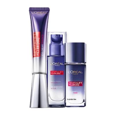L'Oréal Revitalift Hyaluronic Acid Eye Cream 3-Piece Set