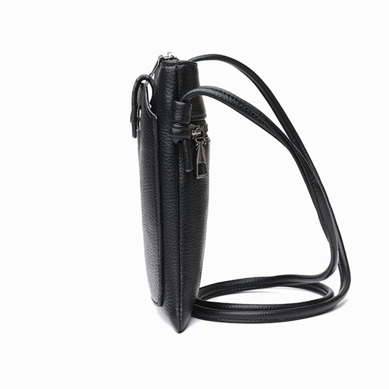 Damenhandtaschen Mode PU-Leder Umhängetaschen Weiblich Luxus Große Kapazität Crossbody-Taschen Kleine Solide Reißverschluss Handy-Geldbörse