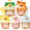 Towel with Magnet Senshu Small Yume Cotton 5 Gift, Muffin, Cake, Strawberry, Fruit, Towel, Gift, Gift, (5 Colors, Pieces)