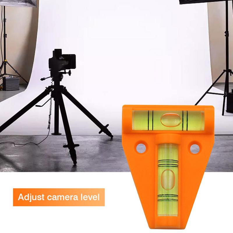 Mini T Type Spirit Level Measurement Instrument Triangular Level T type Spirit Bubble Shell Plastic Measuring Tools