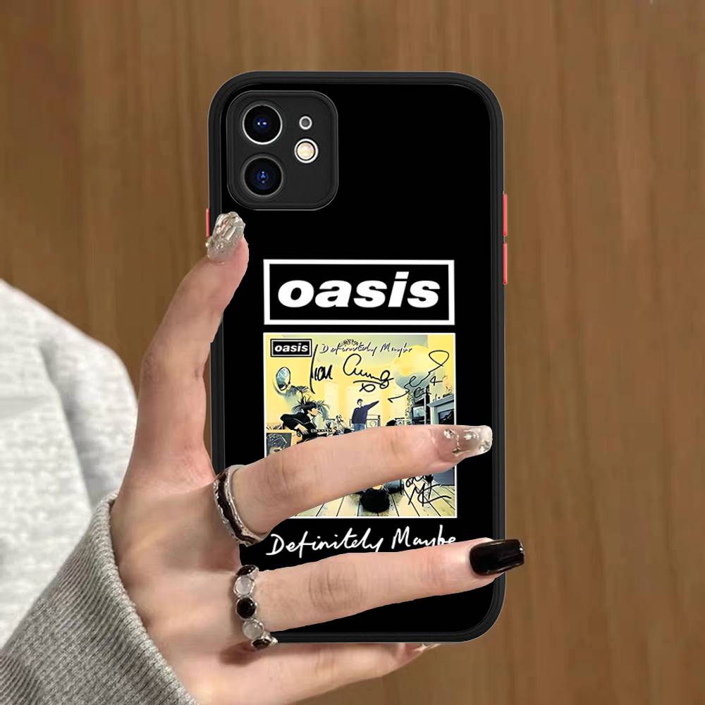 

O-Oasis Band For IPhone 11 12 13 14 15 16 Pro Max Plus Matte Translucent Phone Cover iphone 11pro