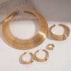 Finger Ring Multilayer Metal Wire Necklace European Style Jewelry Set  Women