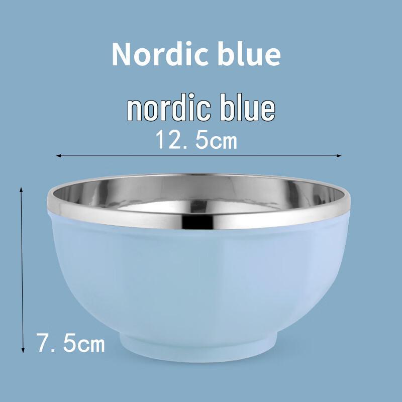 Abay 304 Stainless Steel Insulated Rice Bowl Set