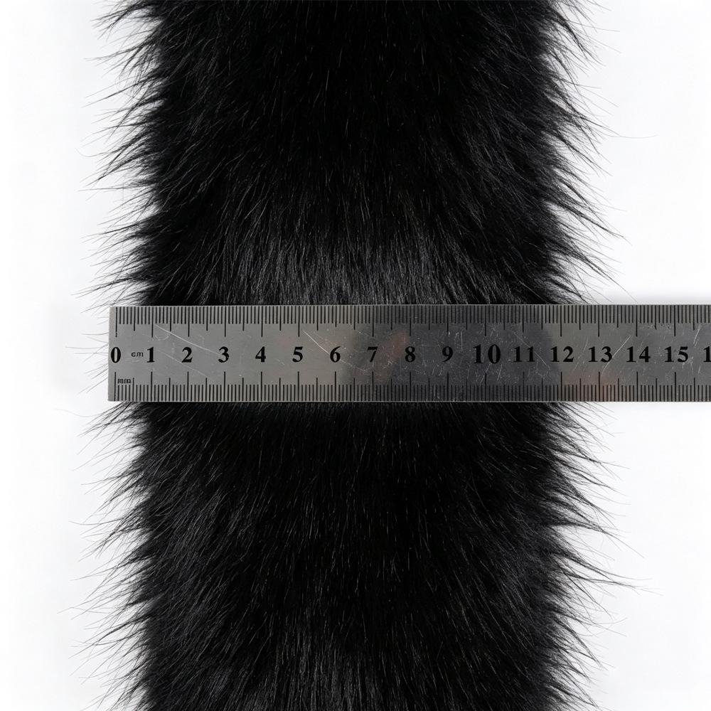 Imitation Fox Fur Trim 10-12cm Plush DIY Fringed Cape/Jacket Fur Accessories
