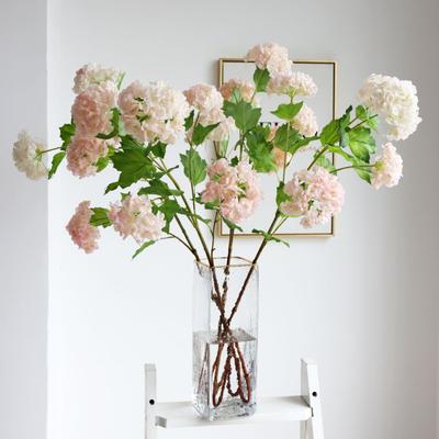 85cm Tall Artificial Hydrangea Stems 5 Heads Faux Hydrangea Large Artificial Flowers for Home Wedding Decor