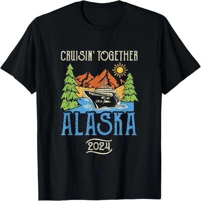 Matching Family Friends Group Alaska Cruise Together 2024 T-Shirt