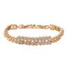 New Fashion Light Luxury Bracelet Trendy Accessories Women's Bracelet Simple Copper Zircon Wheat Ear