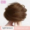 Synthetic Curly Straight Hair Messy Buns Female Hair Rings Fluffy Hair Pans Invisible Natural Seamless Donut Chignon Accessories