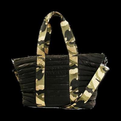 Wingman Think Royln Handbag - Solid Black Camo
