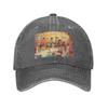 Scissor Seven Action Unisexga Cartoon Washed Denim Cap Casual Baseball Caps Adjustable Hat Summer Unisex Baseball Hats