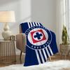 C-Cruz Azul F-Fútbol Club Fußballdecke Decke für Couch Sofa Reisen Zuhause Wandern Picknick Bett Bettwäsche Flanelldecke Geschenk