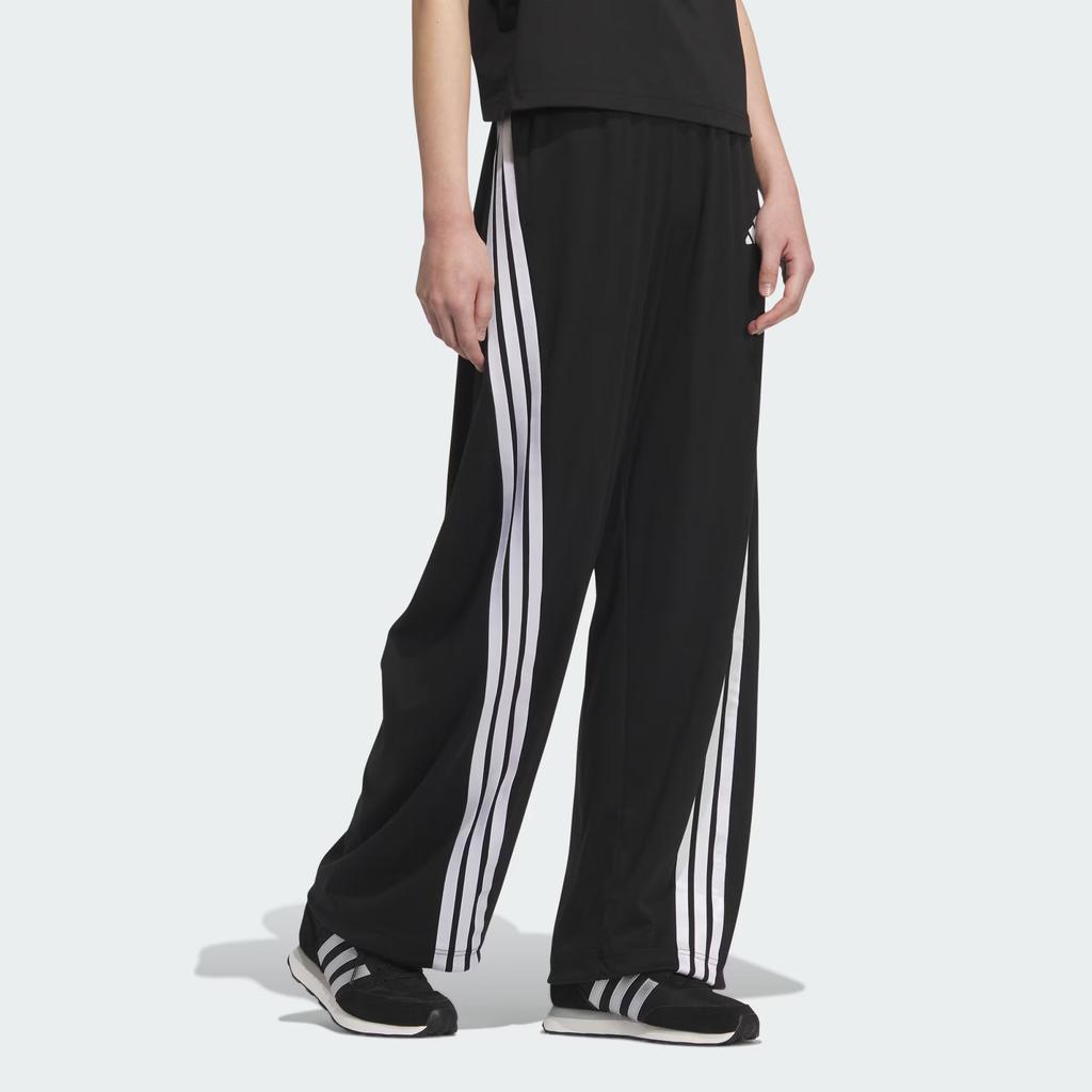 New Adidas SS25 BANANA KNIT JOGGERS Casual Pants Women's Black KE5802