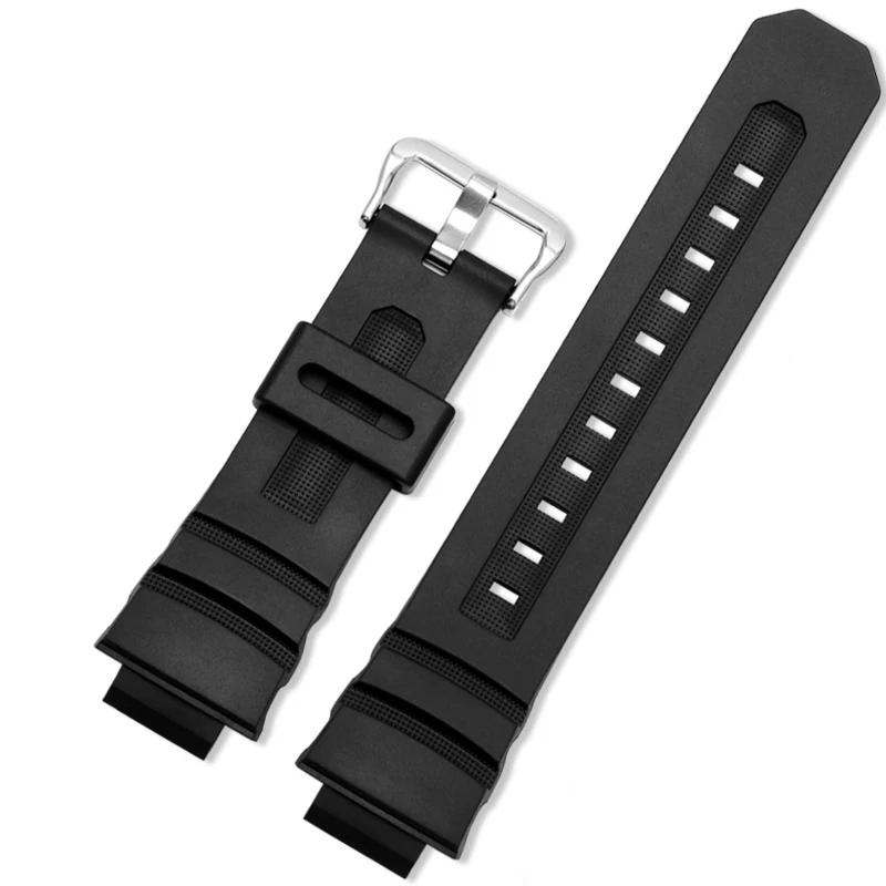 Cinturino per Orologio in Silicone di Grado Premium per Casio G-Shock AW-591/590/AWG-M100/101/G-7700/7710 Braccialetti Impermeabili