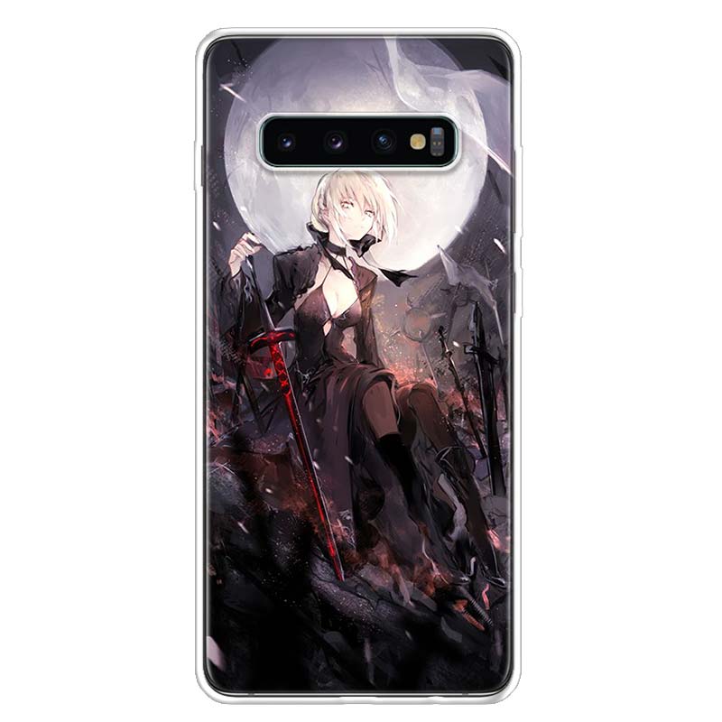 Fate Stay Night Phone Case Cover For Samsung Galaxy A12 A22 A32 A52 A72 A02S A51 A50S A31 A20S A10S Note 20 Ultra 10 Plus Galaxy