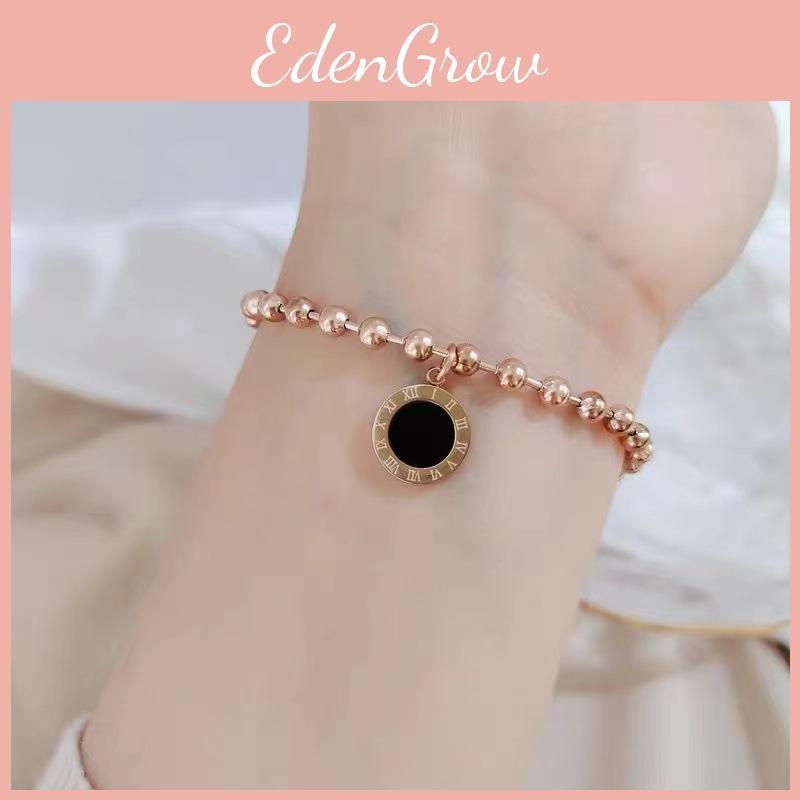 Rose Trendy Gold Geometric Titanium Steel Bracelet For Women 2024 Summer