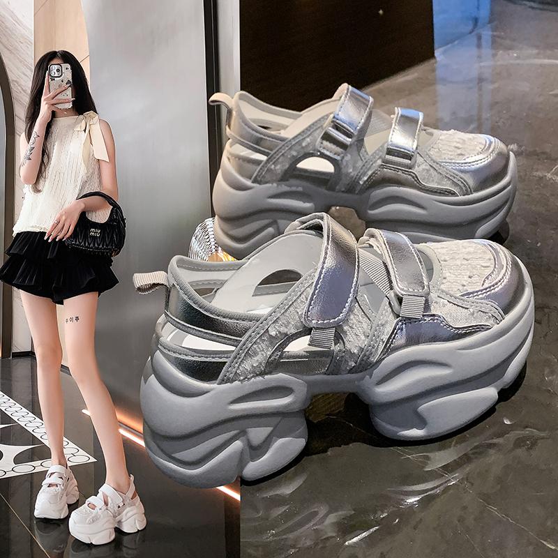 2025 Designer Comfort Designer Casual Shoes Spring and Autumn Women's Shoes Women's New Shoes  Platform Sandals